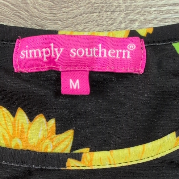 Simply Southern Sunflower Print Midi Dress - Picture 7 of 7